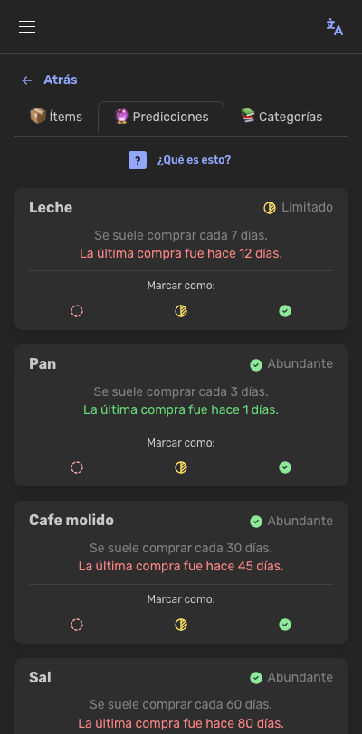 Predicciones inteligentes