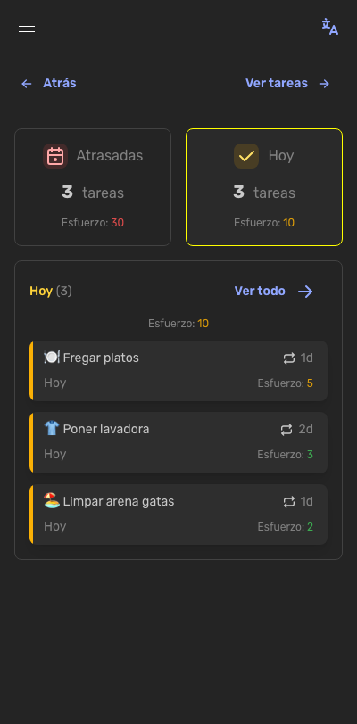 Listas de tareas